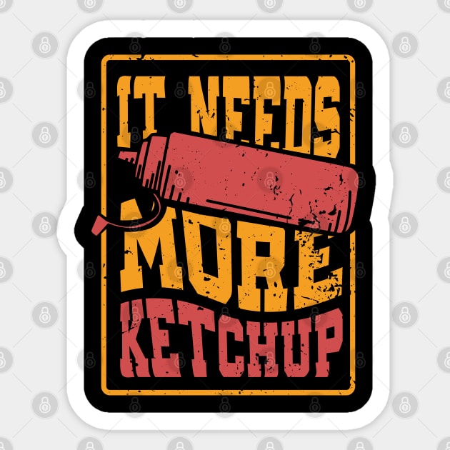 Ketchup Lover Retro Sticker by Design Seventytwo